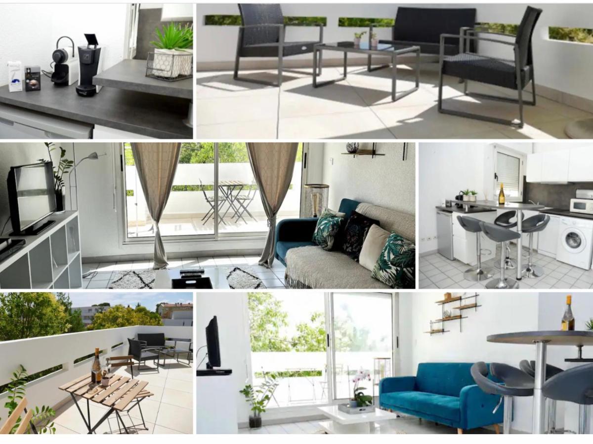 Appartement Terrasse Panoramique Hopitaux Et Facultes Montpellier Ngoại thất bức ảnh